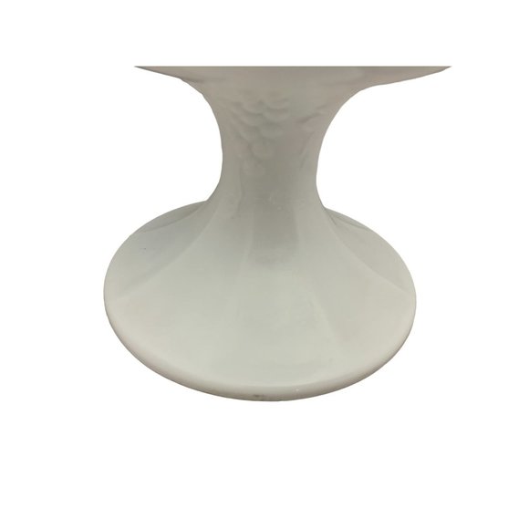 Colony Harvest Milk Glass Planter / Compote 6.5" Tall - Picture 7 of 7